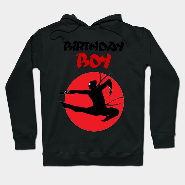 Birthday Boy - American Ninja Warrior Hoodie by SusieTeeCreations